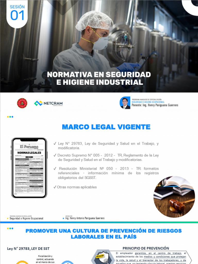 Ley de Seguridad e Higiene Industrial | PDF | Seguridad y salud ...
