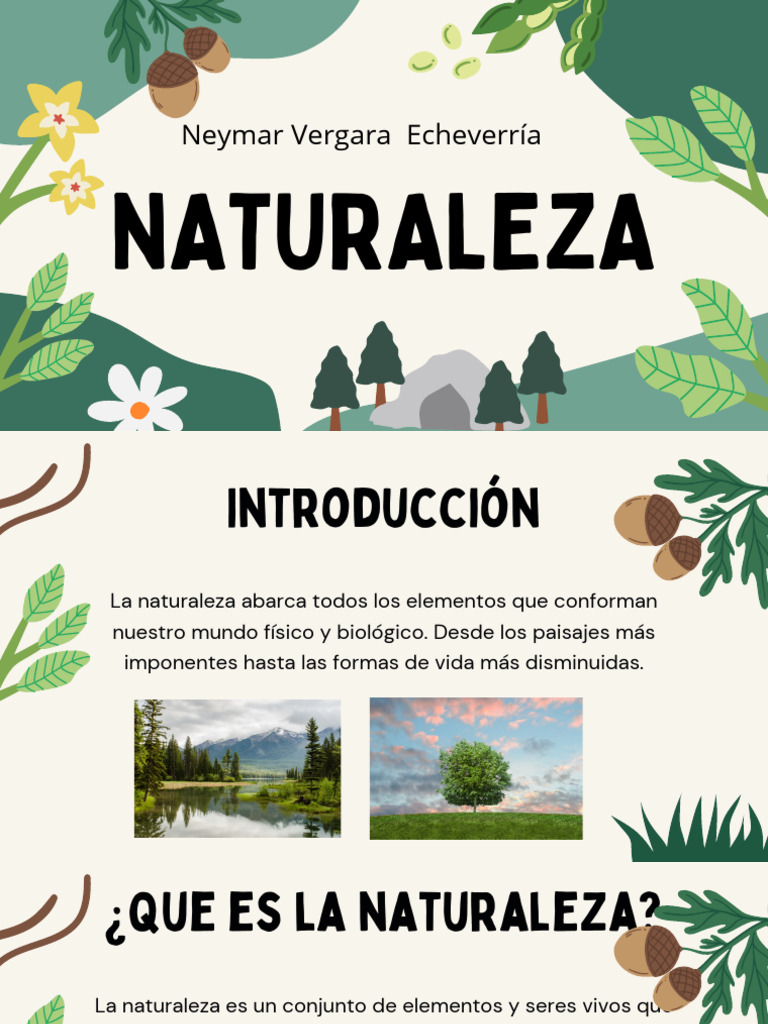 Presentación Proyecto Naturaleza | PDF | Residuos | Naturaleza