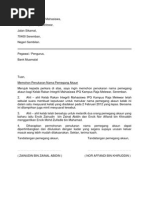 Contoh Surat Pembatalan Pertukaran Contoh Surat Pembatalan Pertukaran