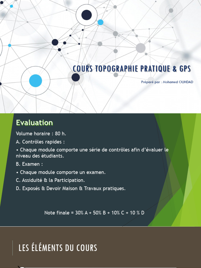 Cours de Topographie et GPS | PDF | Géodésie | Topographie