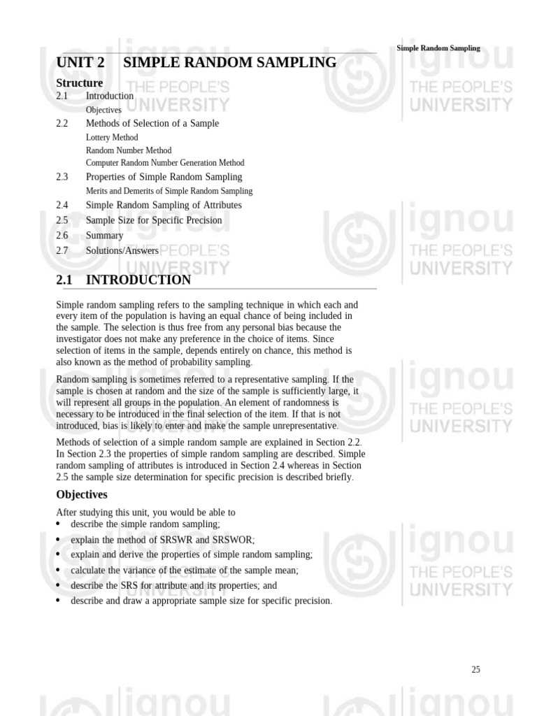 Unit 2 | PDF | Sampling (Statistics) | Estimator