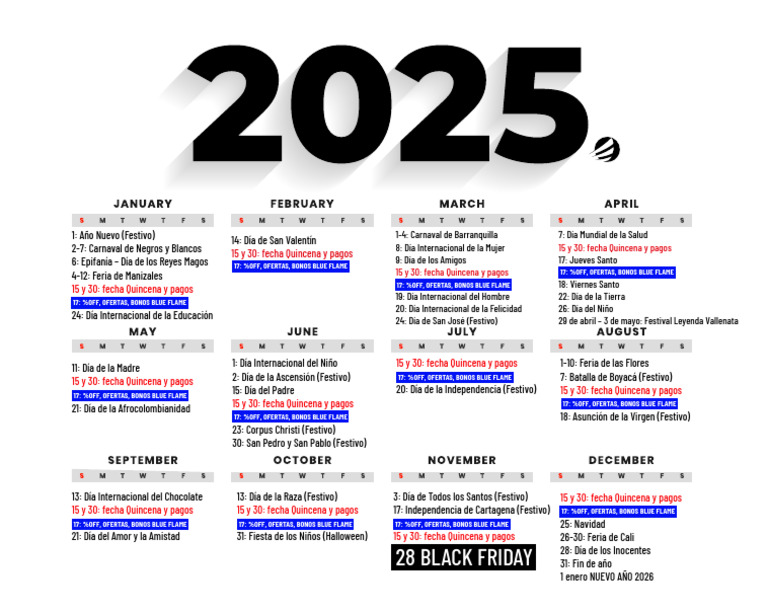 Celebraciones Cristianas 2025 | PDF | Observancias | Fiestas cristianas ...