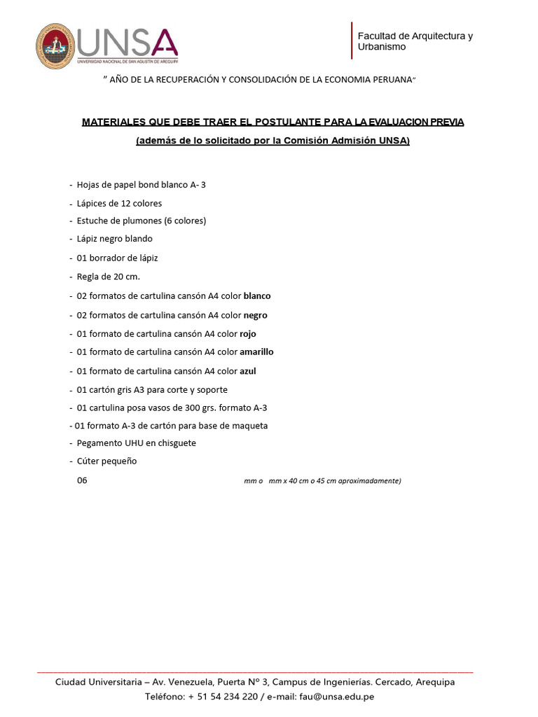 Examen Ordinario II Fase 2025 FAU UNSA | PDF