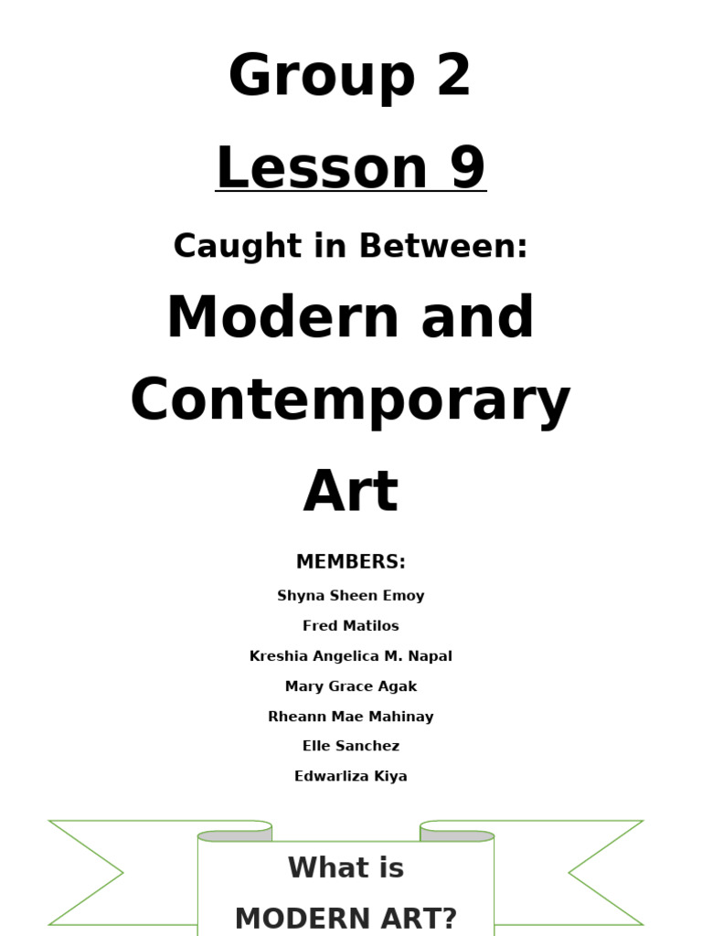 Group 2 report pdf installation art abstract art
