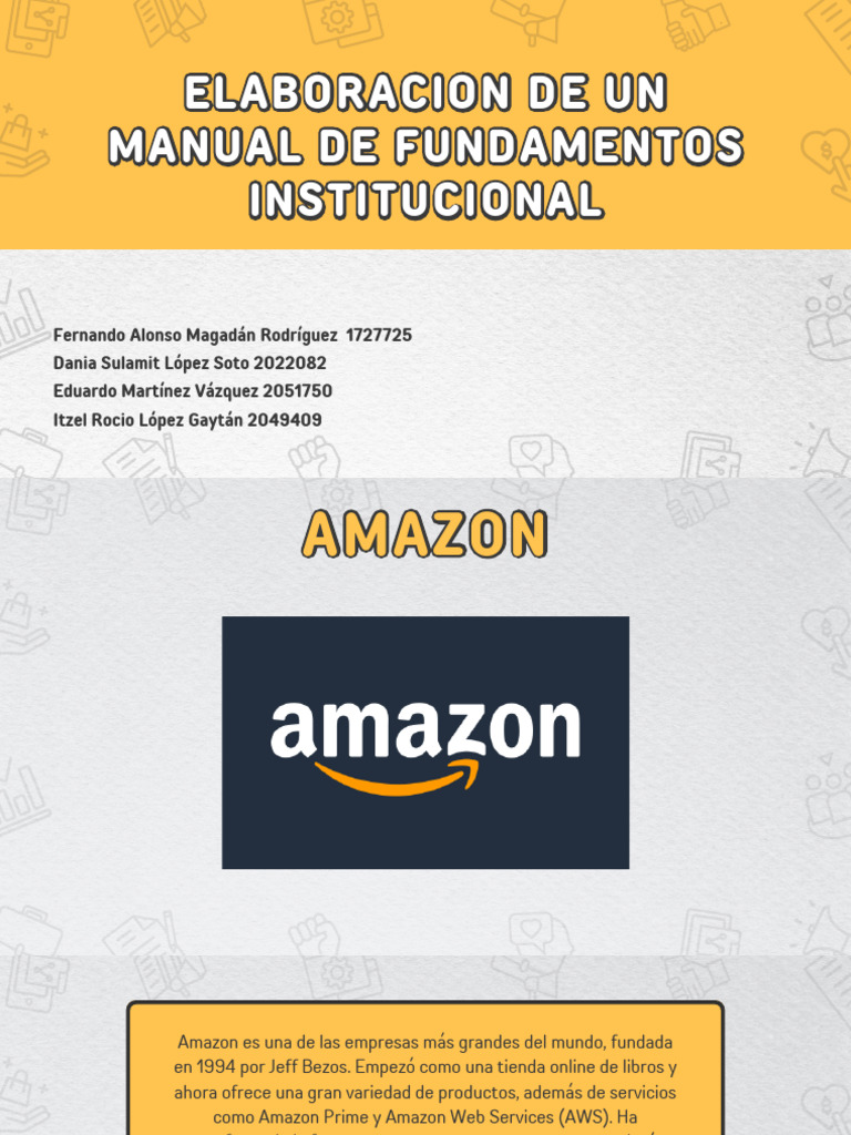 Misión, visión y valores de Amazon | PDF | Comportamiento
