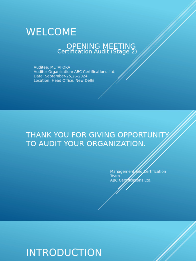 Activity-9-21-Audit Opening Meeting | PDF