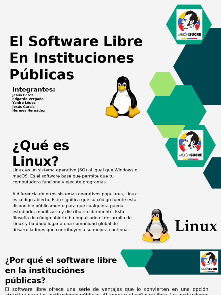 Software Libre en Instituciones Públicas | PDF | Software libre | Software