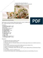 Sprouted Green Gram Fried Rice