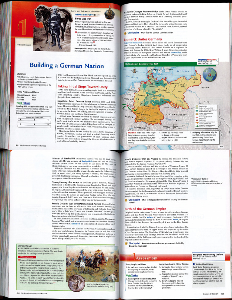 Chapter 22 Section 1 Reading and Questions | PDF