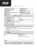User Account Request Form Template | PDF