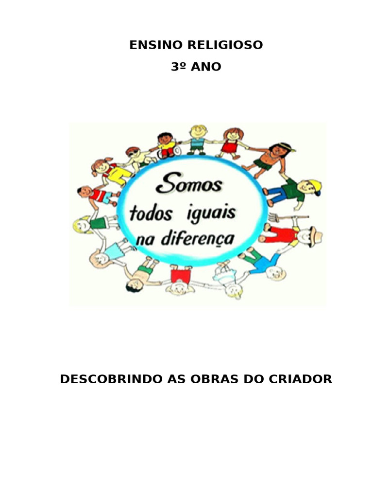 Ensino Religioso 3 Ano | PDF | Deus | Família