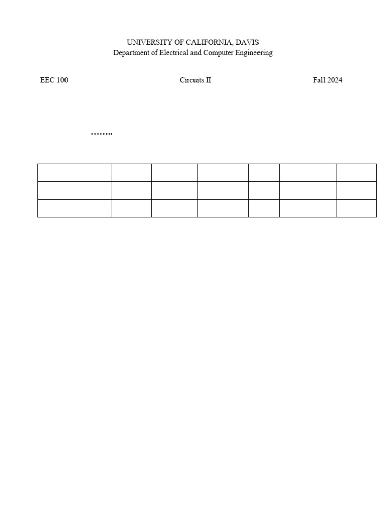 EEC100 Lab Checkoff Sheet | PDF