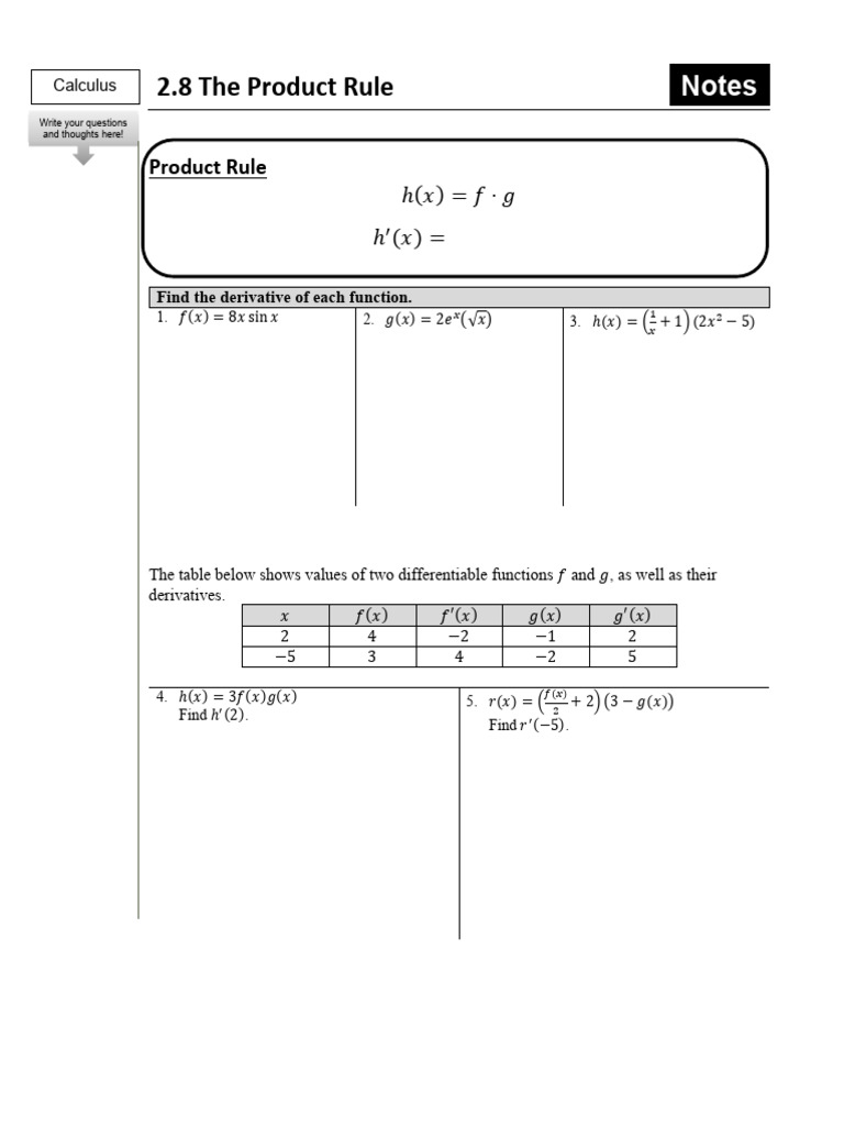 2-8-the-product-rule-pdf-derivative-tangent