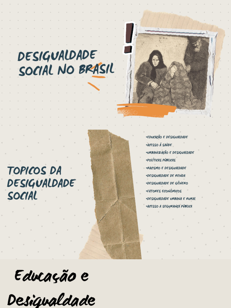 Desigualdade Social no Brasil: Causas e Soluções | PDF | Desigualdade ...