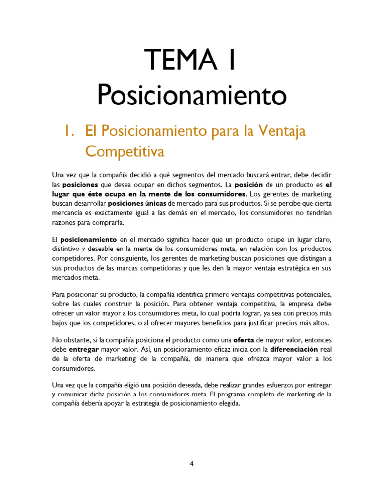 Estrategias de Posicionamiento en Marketing | PDF | Marketing ...