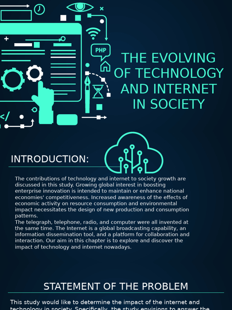 Evolving of Technology and Internet in A Society PPT (Datu, Raihan A ...