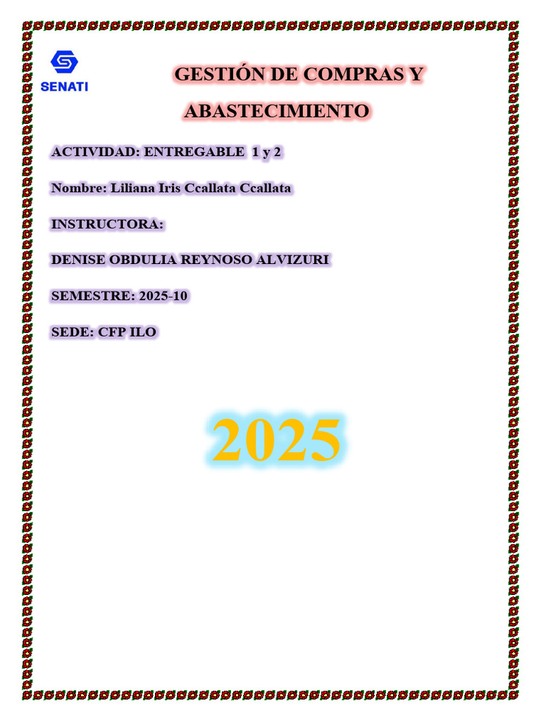 Proyección de Compras y Abastecimiento 2024 | PDF | Calidad (comercial ...