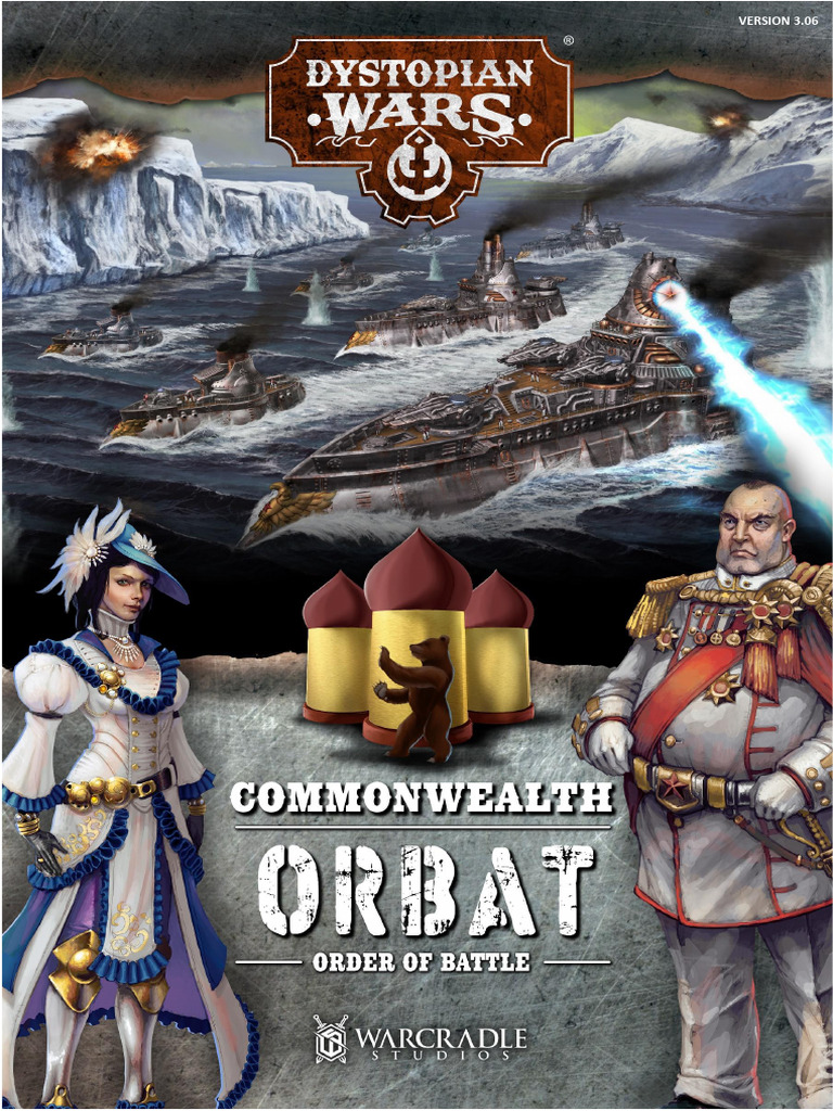 Commonwealth ORBAT for Dystopian Wars | PDF | Naval Mine | Cruiser