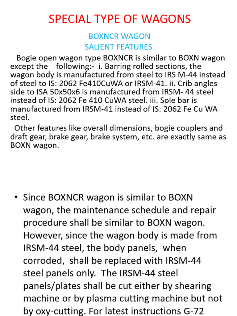 Types of Container Wagons Explained | PDF | Valve | Rail Transport