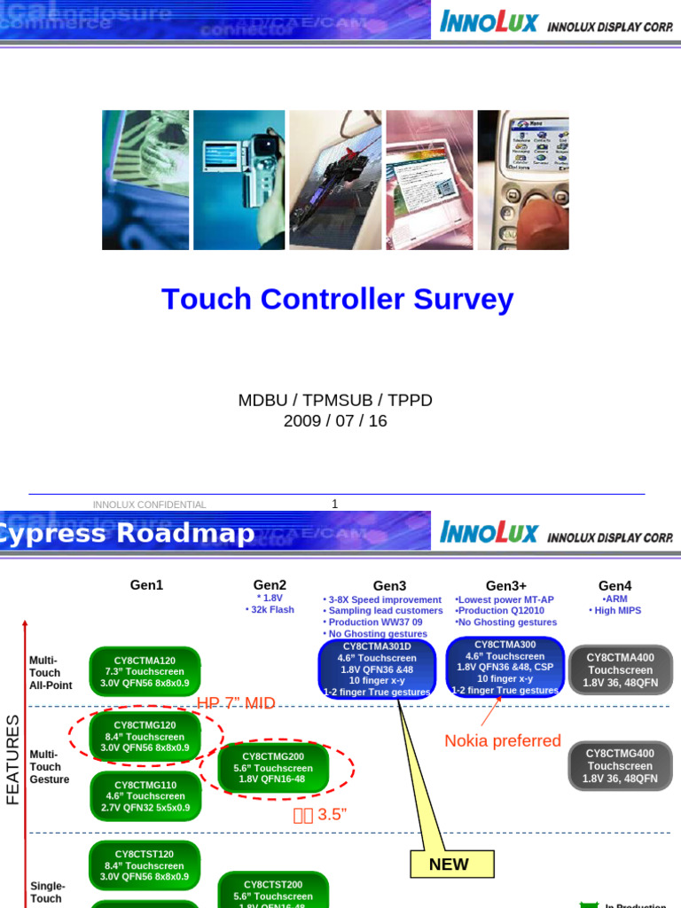 Touch Controller Technology Overview | PDF | Touchscreen | Computer ...