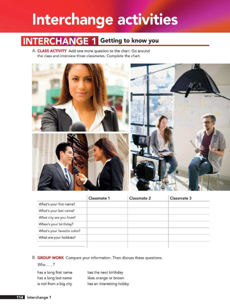 Interchange 1B | PDF