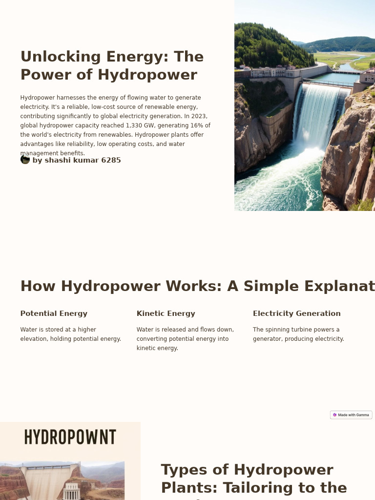 Hydropower: Renewable Energy Insights | PDF | Hydroelectricity ...