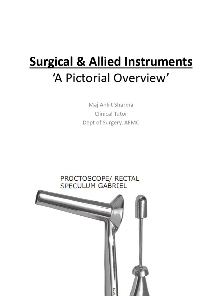 Surgical Instruments Ankit | PDF