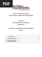 Poster Integriti Dan Rasuah | PDF