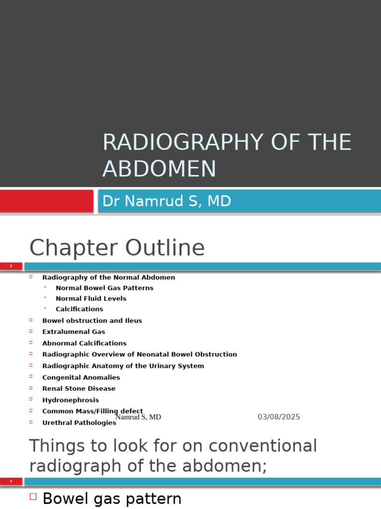 Radiography of The Abdomen | PDF | Clinical Medicine | Diseases And ...