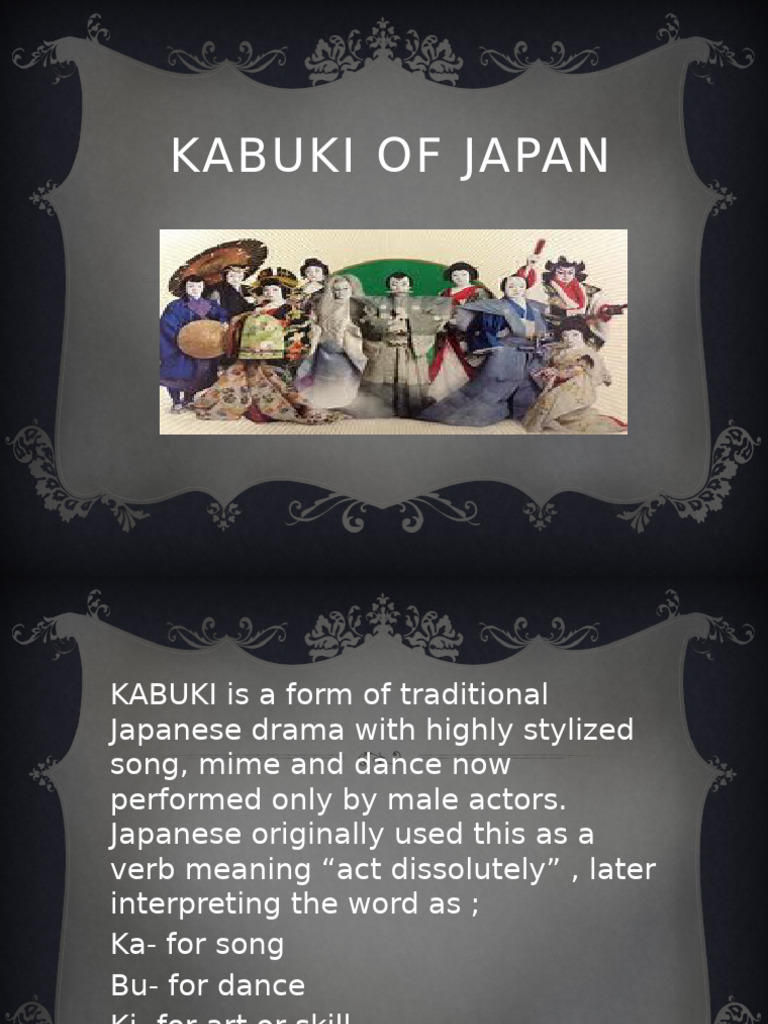Understanding Kabuki Theatre Elements | PDF