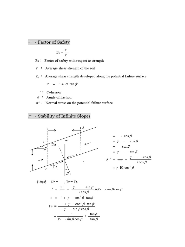 Slope Stability Analysis Techniques | PDF | Natural Materials ...