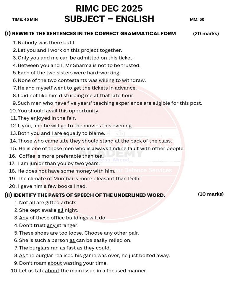 Rimc English Paper 4 - 250209 - 093853 | PDF