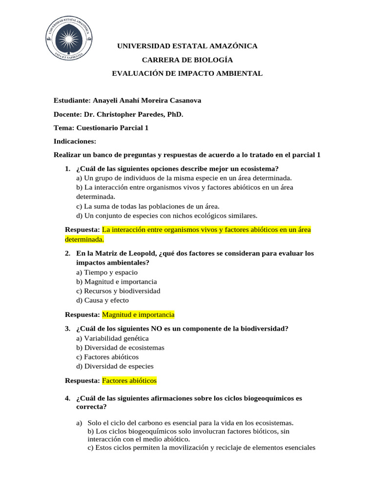 Ecorregiones y su impacto ambiental | PDF | Ecosistema | Entorno natural