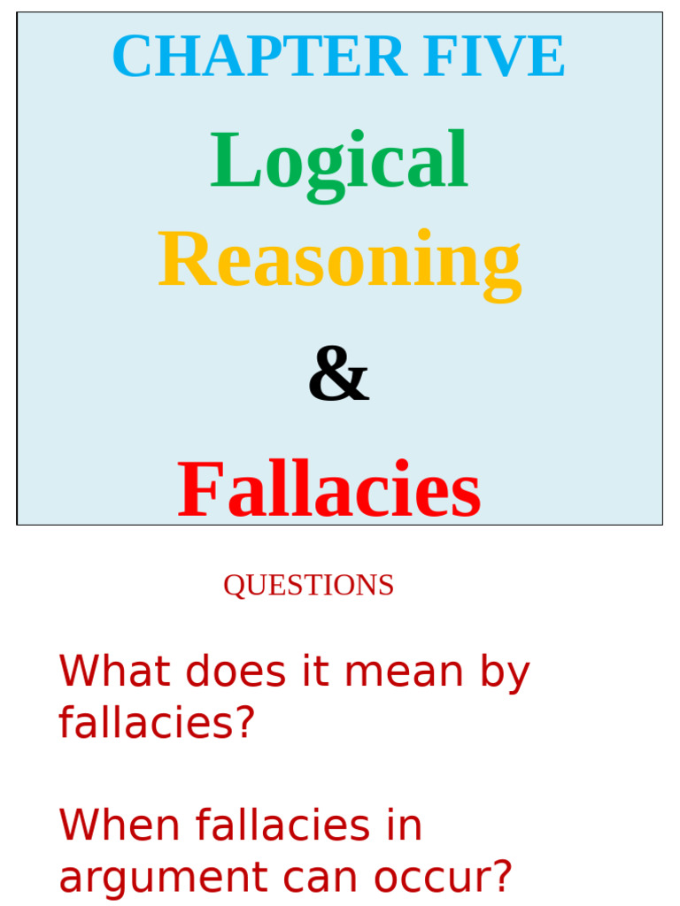 Critical Sec 44 | PDF | Fallacy | Argument