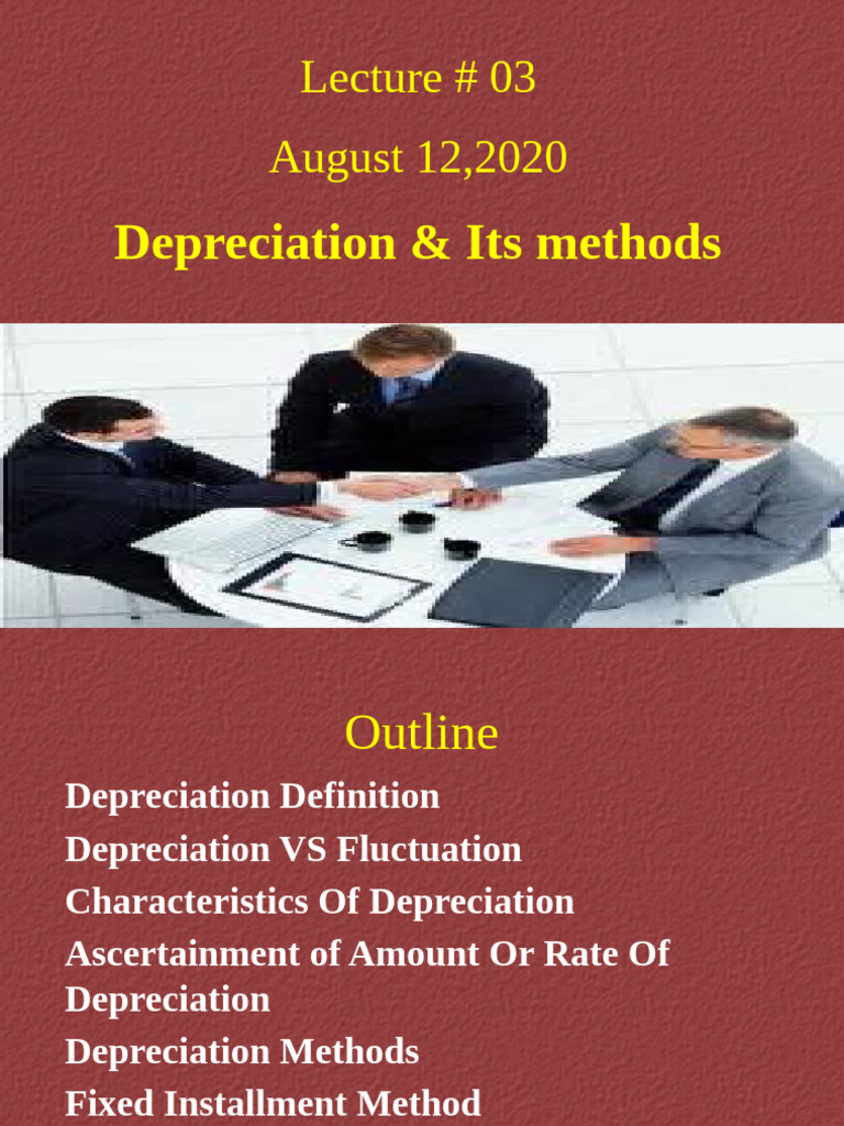 FA%20dep | PDF | Depreciation | Balance Sheet