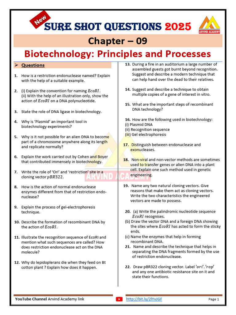Naming EcoRI and Endonuclease Differences | PDF | Molecular Cloning ...