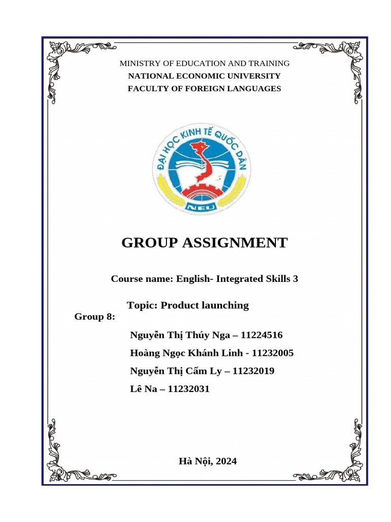 Product Launching Group Assignment | PDF