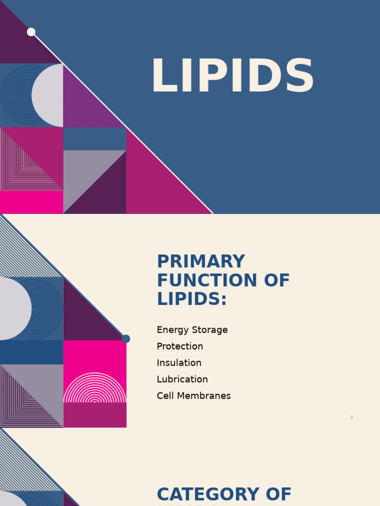 LIPIDS | PDF