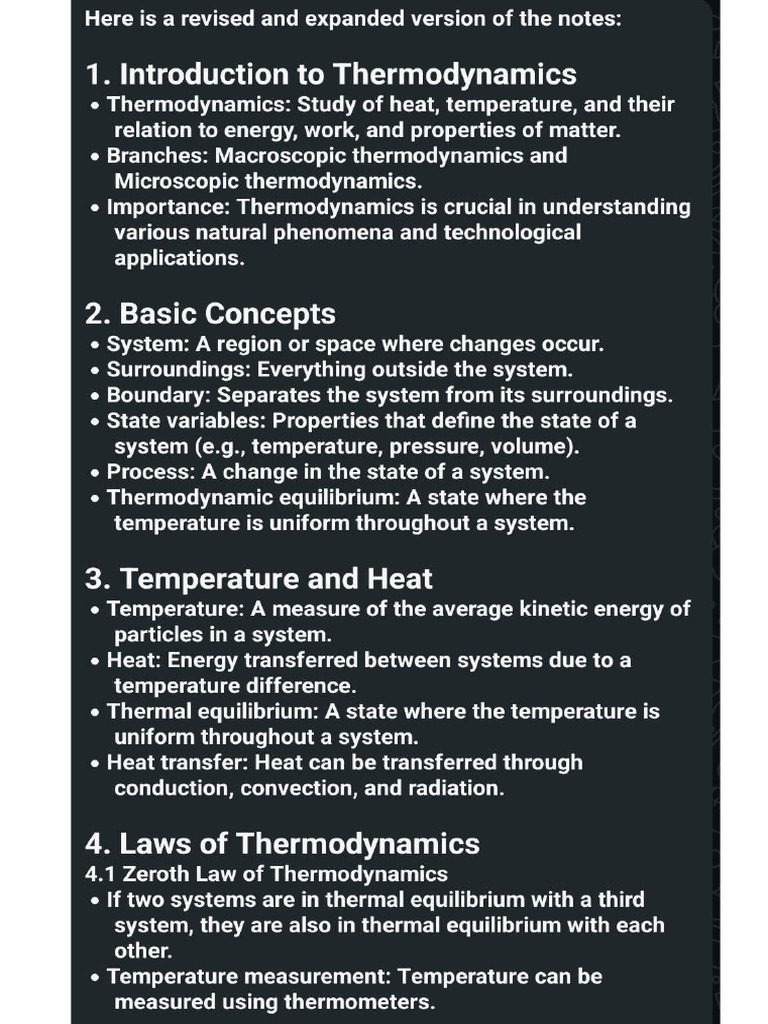 Thermodynamics | PDF