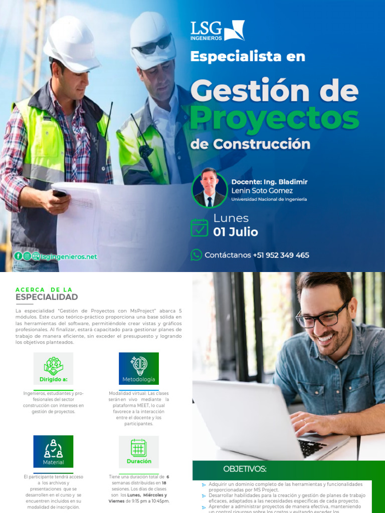 Curso de Gestión de Proyectos con MS Project | PDF | Gestión de ...