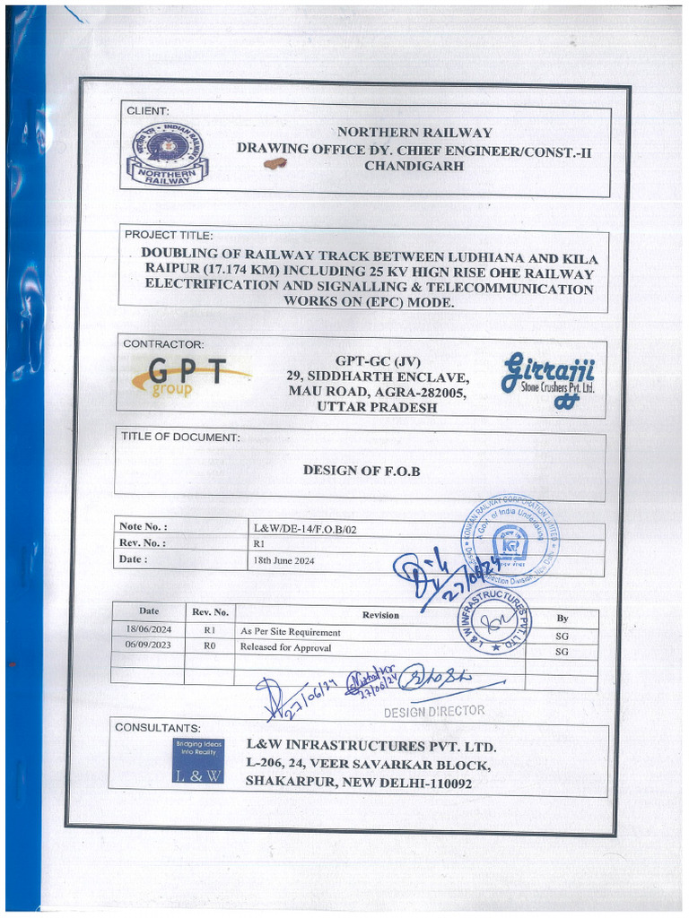 Design Specifications for FOB Structure | PDF | Bending | Screw