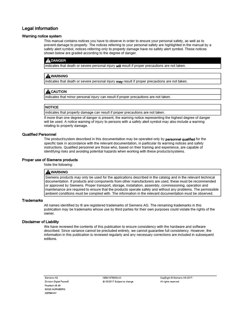 Standard Functions SFC - 2017.pdf - Page - 2 | PDF | Safety | Trademark