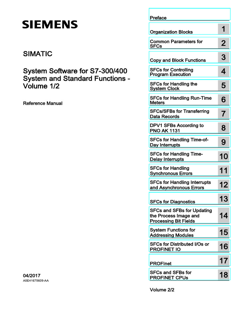 S7-300/400 System Software Manual | PDF