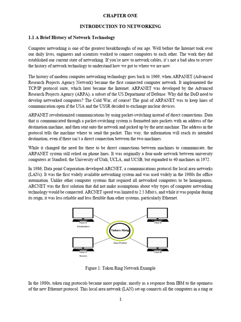 Chapter 1 | PDF | Computer Network | Ethernet