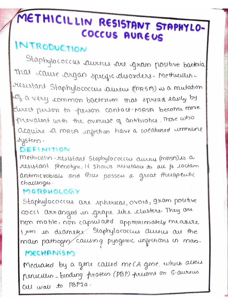 MRSA | PDF