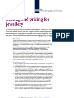 2011 Pricing For Jewellery