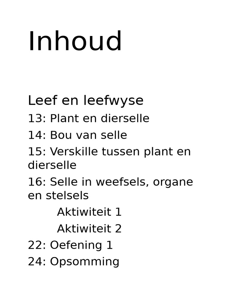 Inhoud 1 | PDF