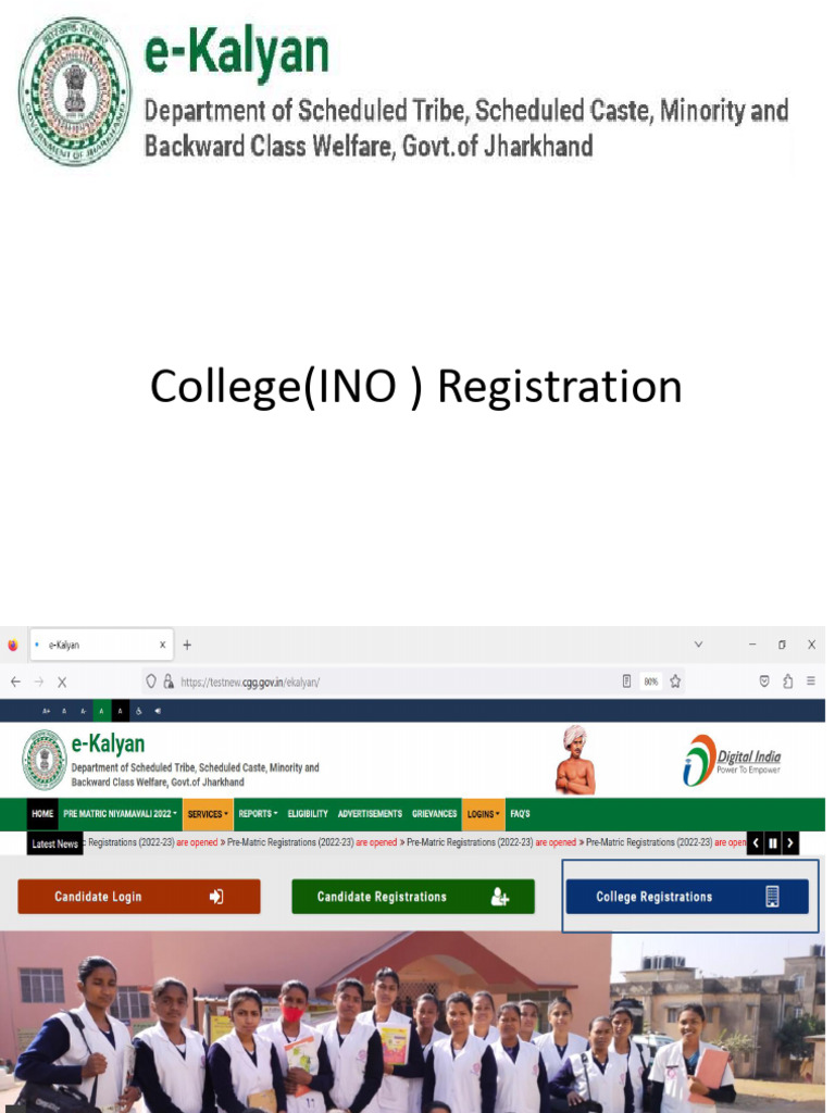 College INO Registration Guide | PDF