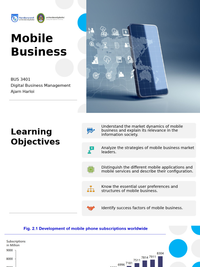 Understanding Mobile Business Dynamics | PDF | Computer Network ...