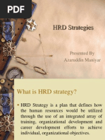 HRD Strategies